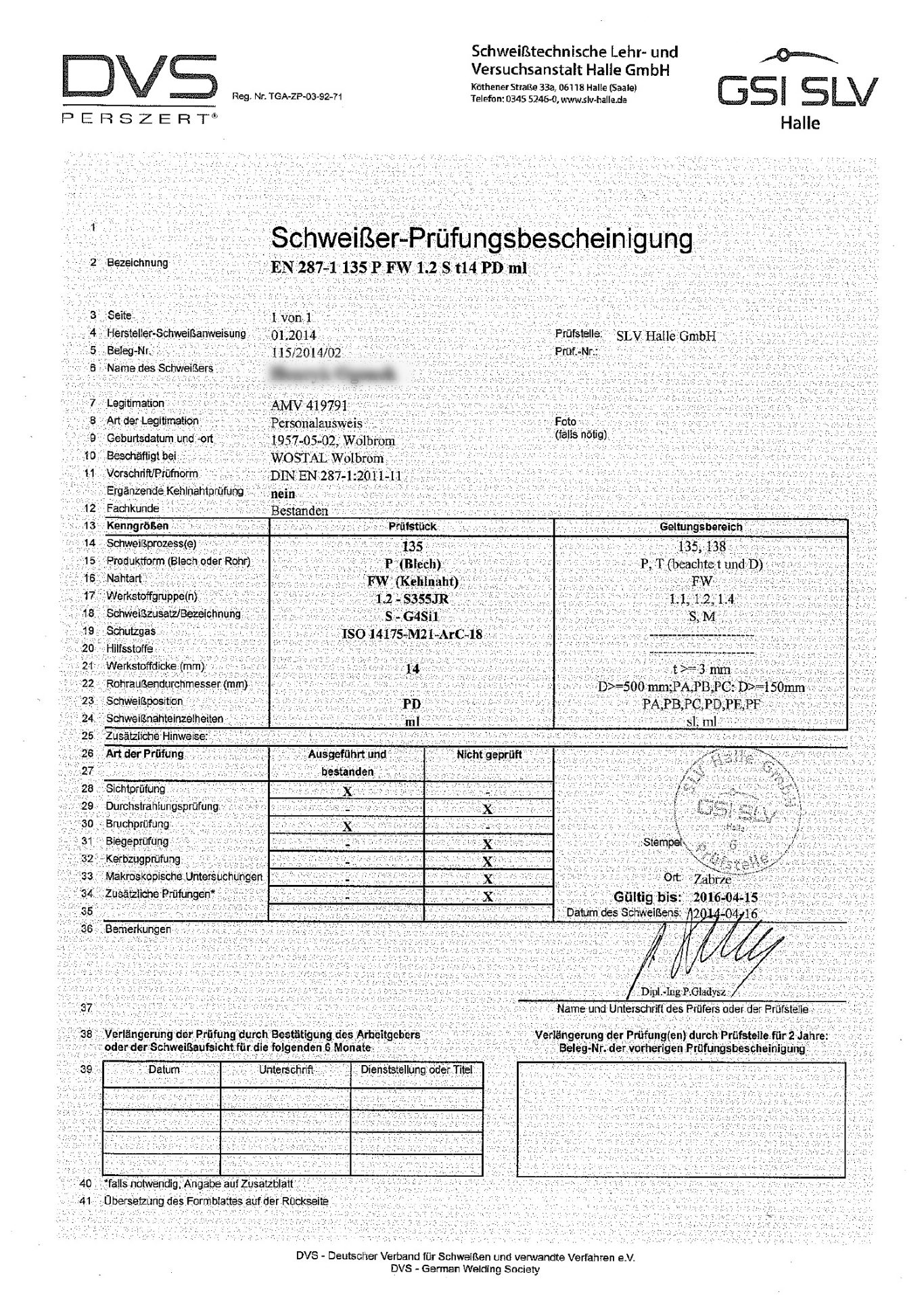 BS EN ISO 9606-1 2017